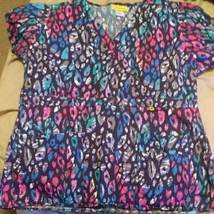 Womens scrub top